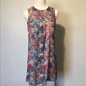 H&M Multi Water Color Sheath Dress